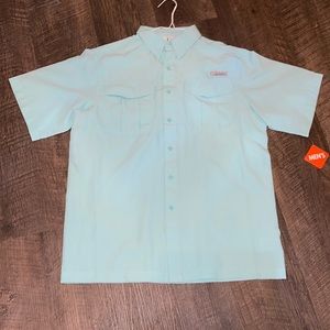 Medium  - Light Green Button Shirt - Habit